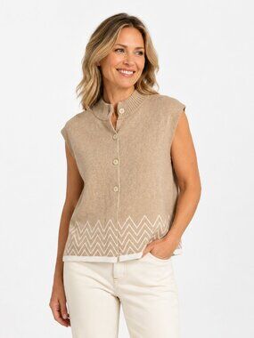 Note di Anita Italian Wool Cashmere Blend Cape Cardigan